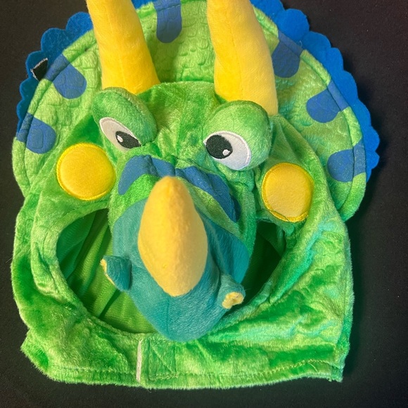 Halloween Triceratops Dinosaur Unisex Costume 
Size Small - Suit-Booties-Hood - Picture 11 of 13